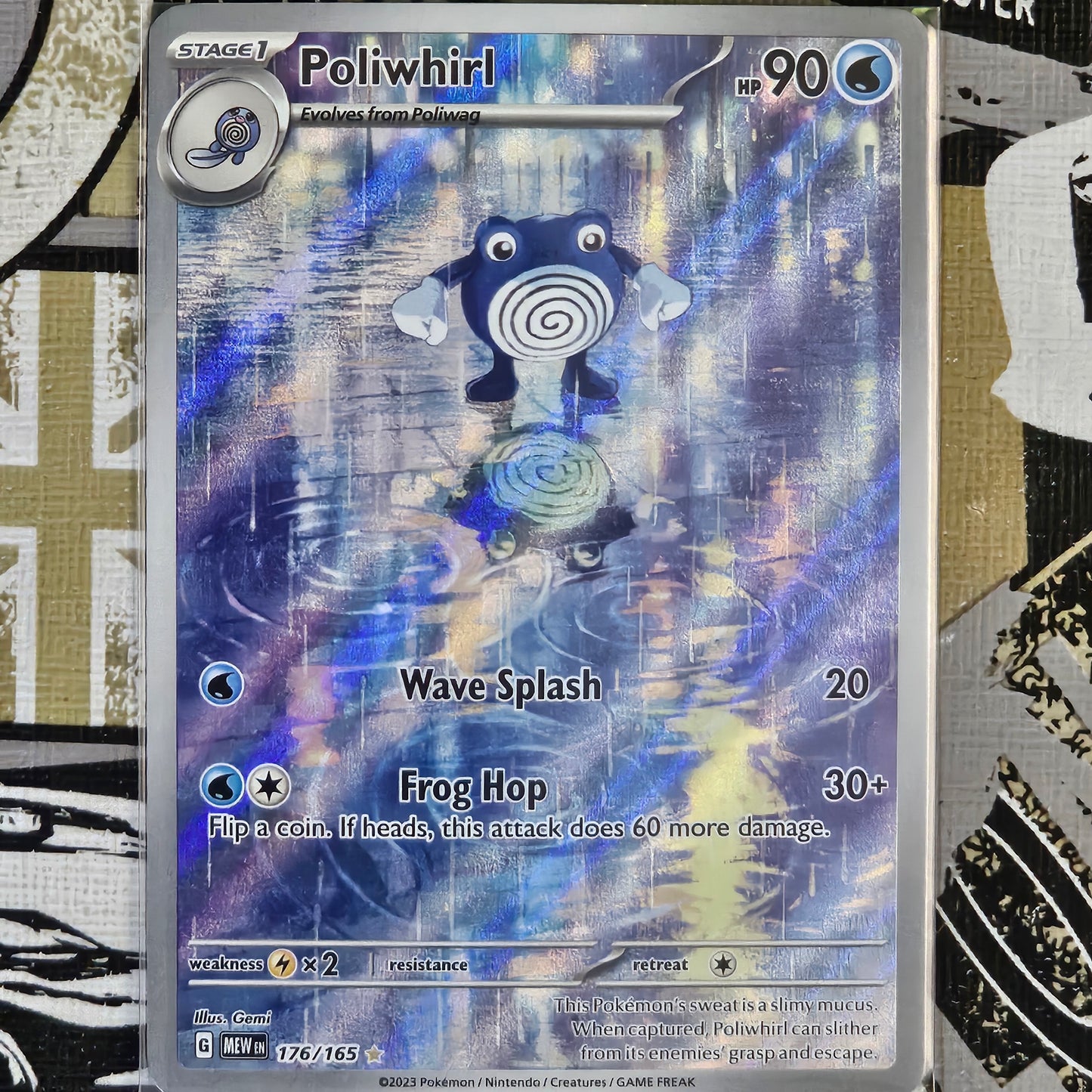 Poliwhirl 176/165 Illustration Rare