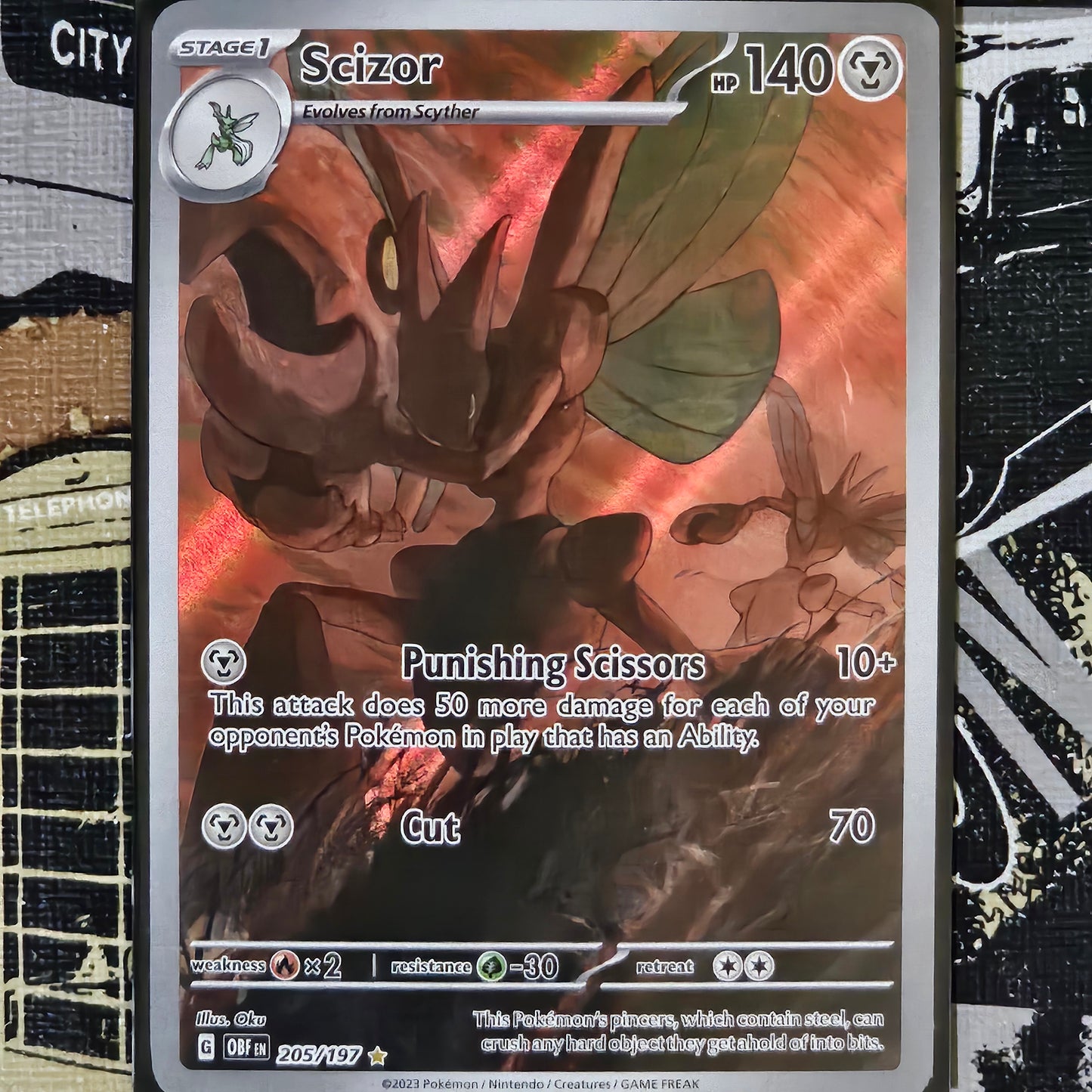 Scizor 205/197 Illustration Rare
