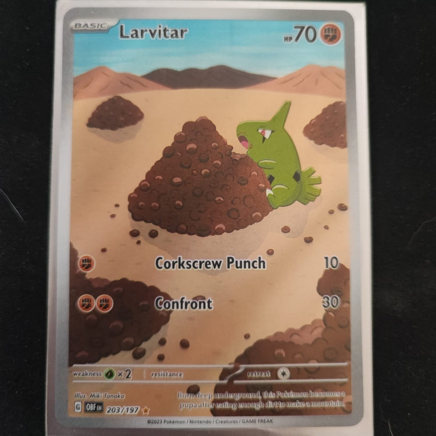 Larvitar 203/197 Illustration Rare