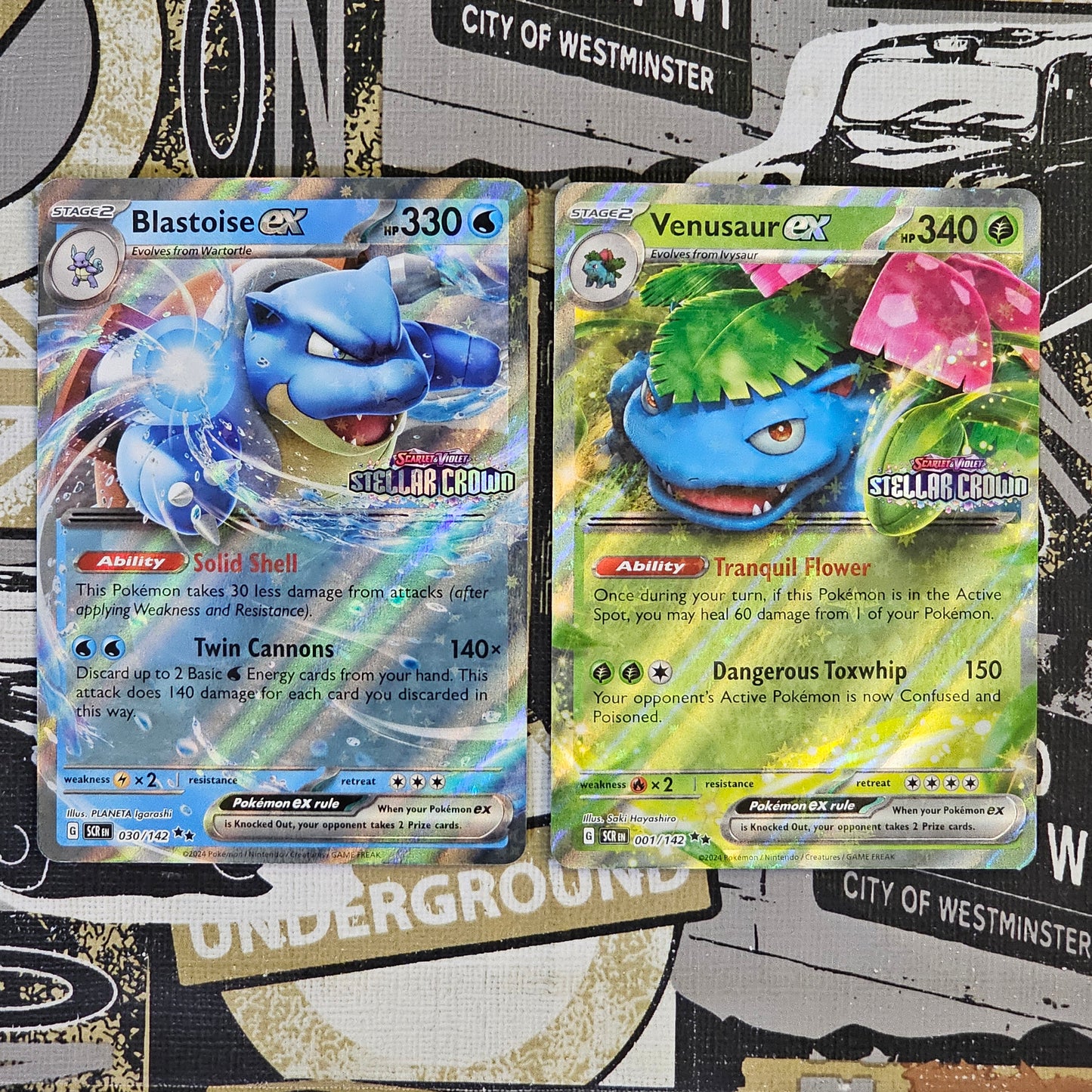 Venusaur & Blastoise Promo Set