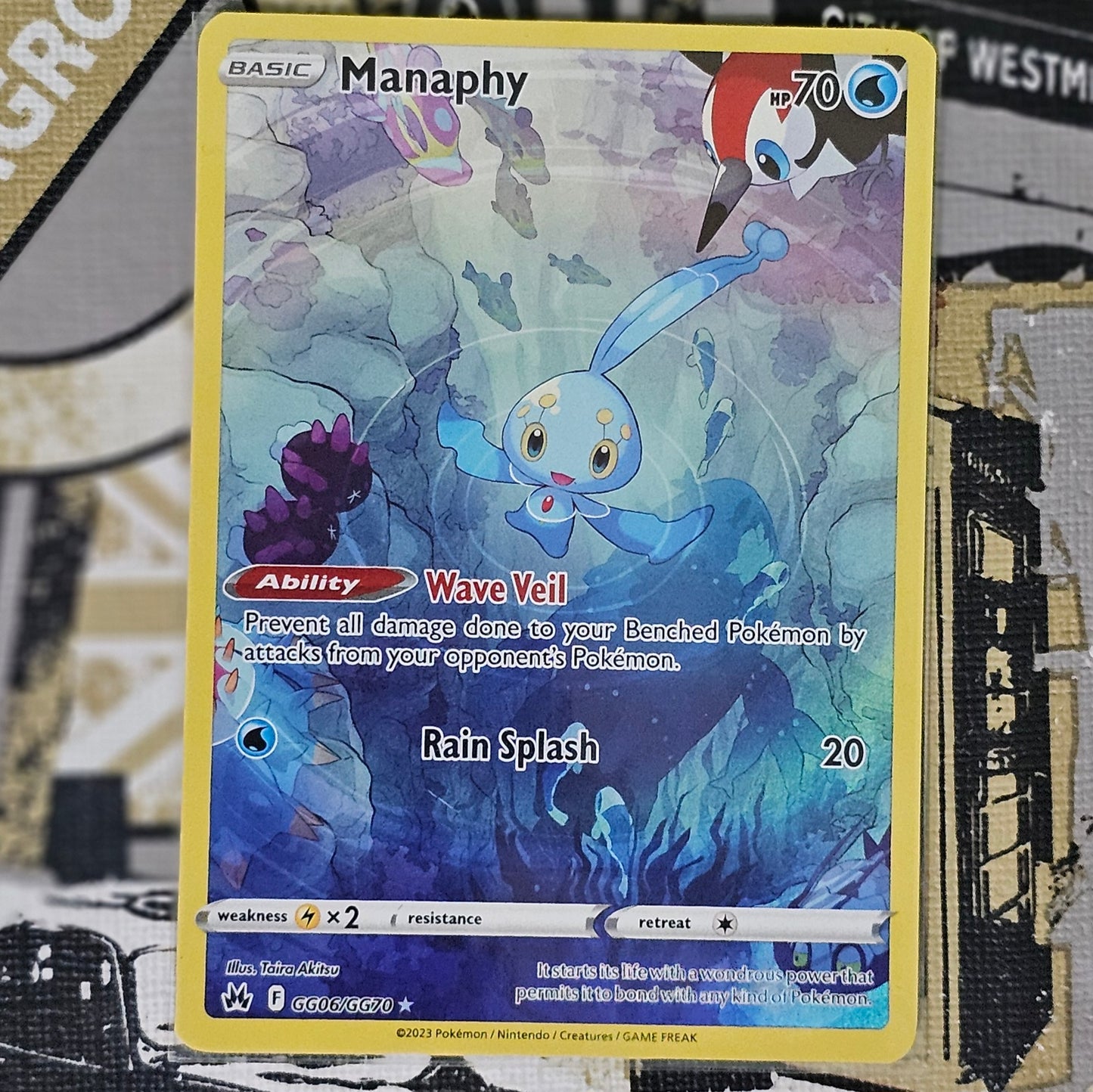 Manaphy GG06/GG70 Holo Rare