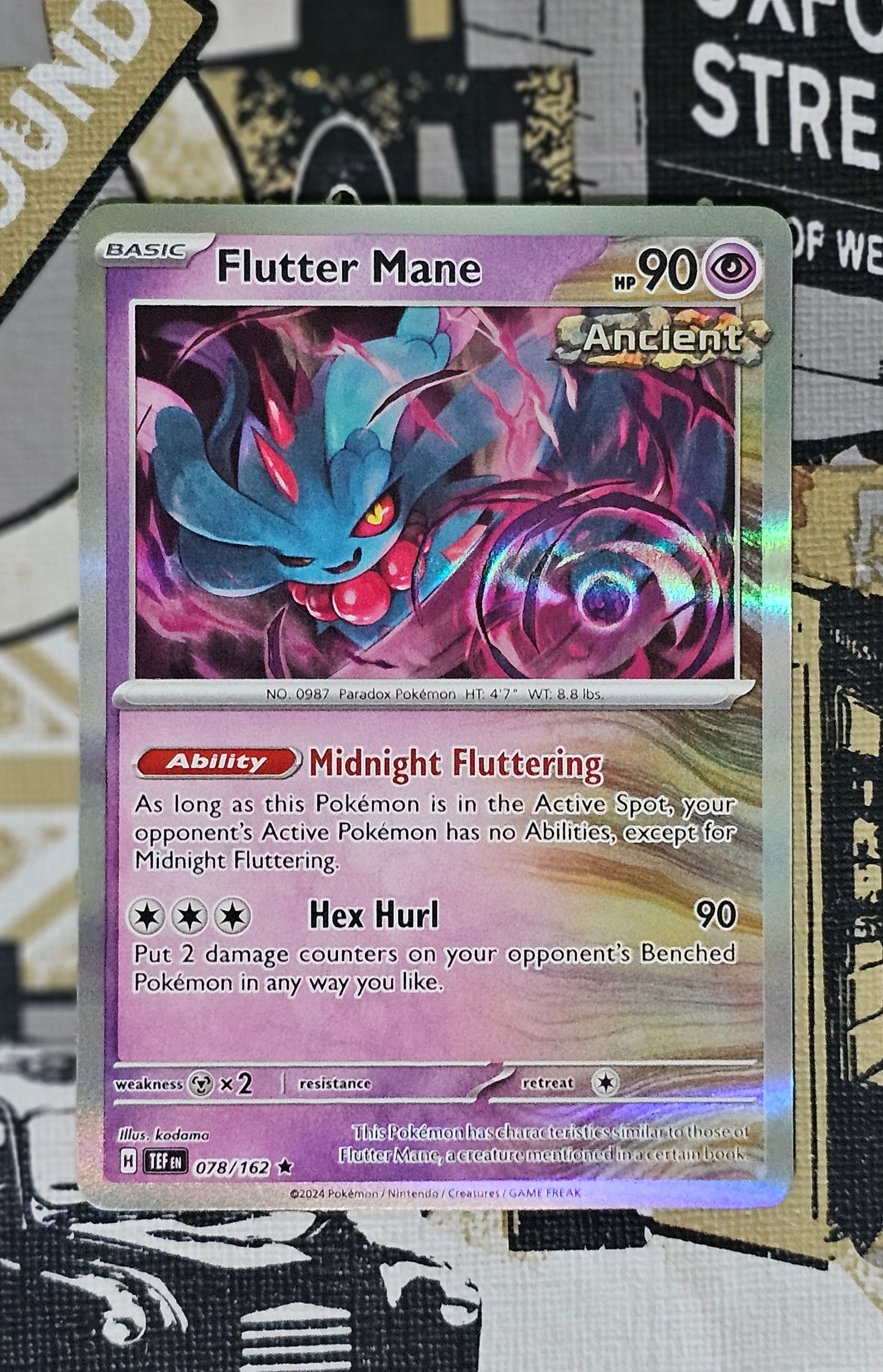 Flutter Mane 078/162 Rare