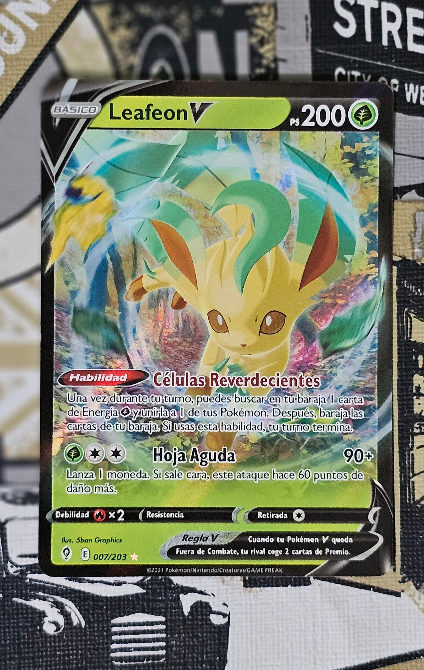 Leafeon V 007/203 Ultra Rare