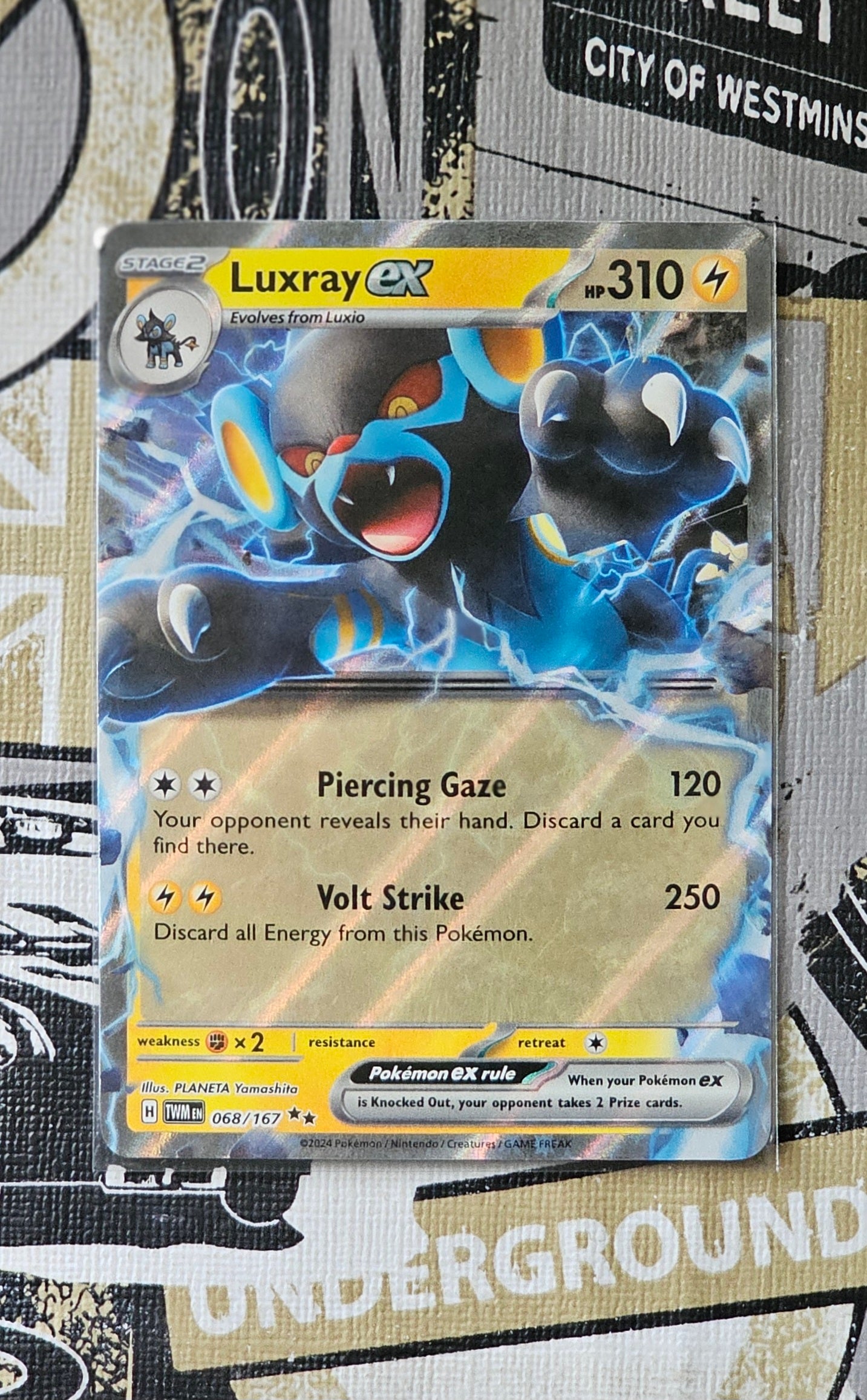 Luxray ex 068/167 Double Rare