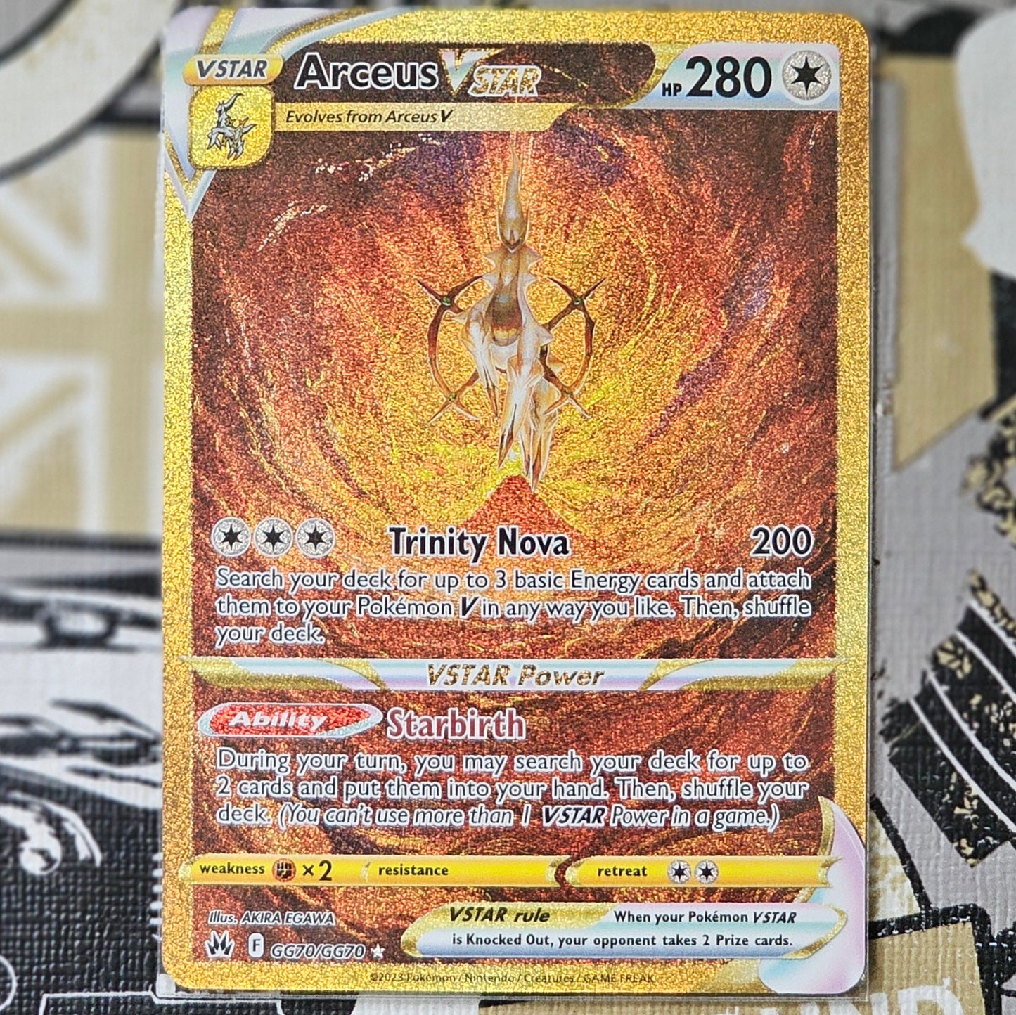 Arceus VStar GG70/GG70 Secret Rare