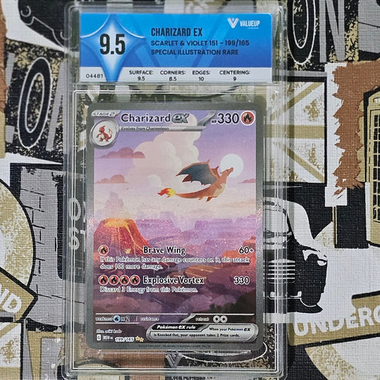 Charizard ex 199/165 Grade 9.5