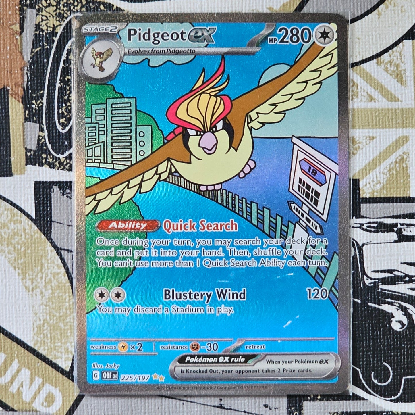 Pidgeot 225/197 Special Illustration Rare