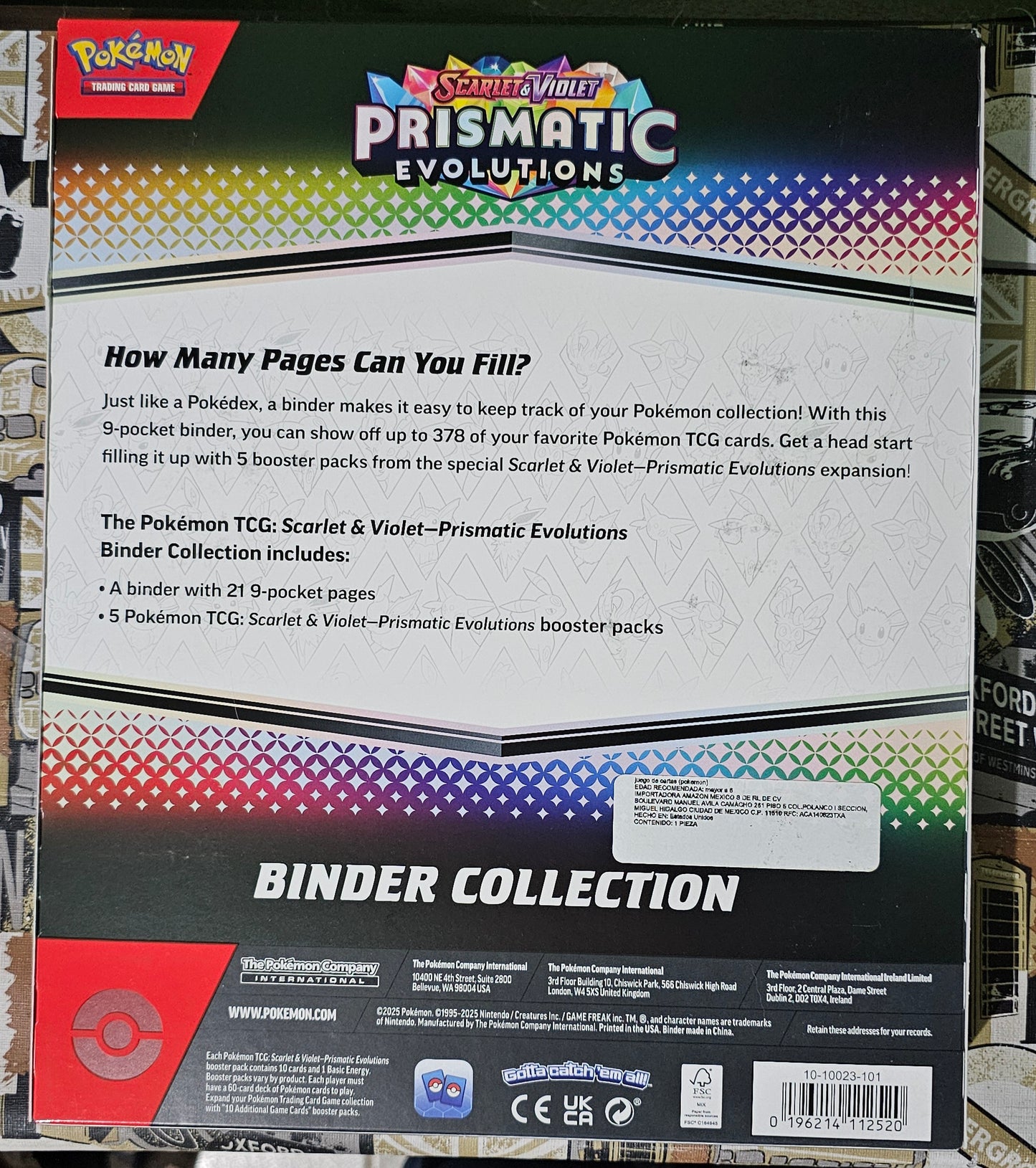 Prismatic Evolutions Binder Collection