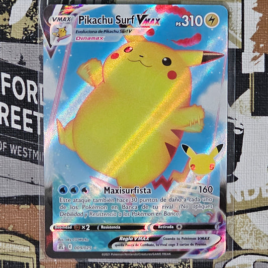 Surfing Pikachu VMax 009/025 Ultra Rare