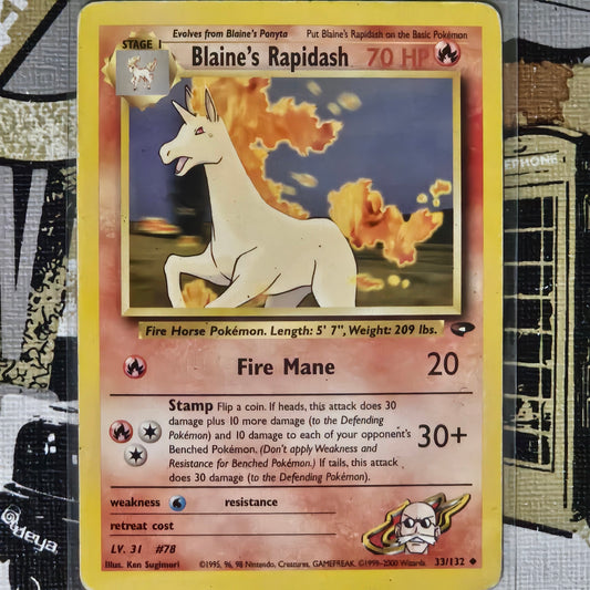 Blaine's Rapidash 33/132 Unlimited