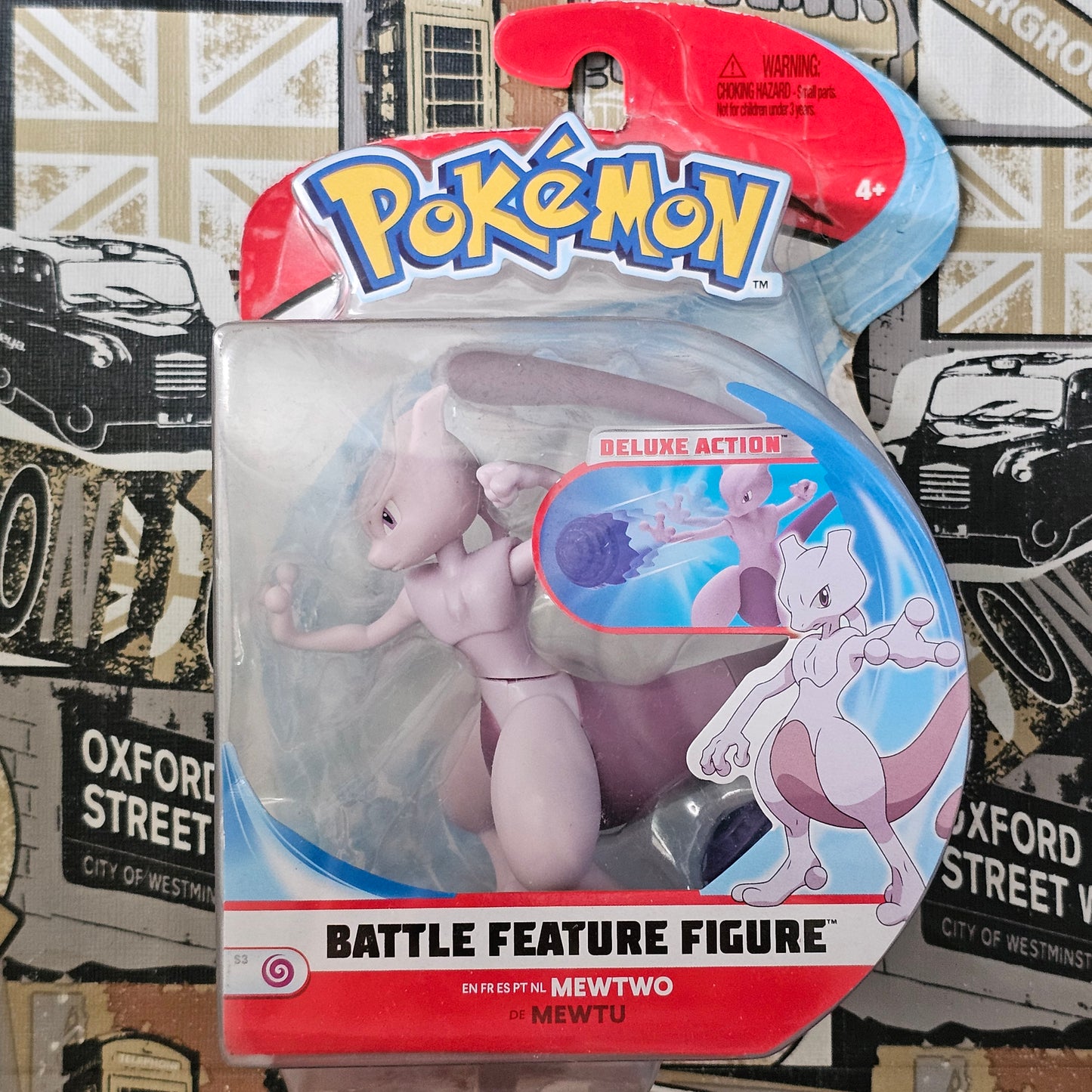 Mewtwo Battle Feature Figure (caja dañada)