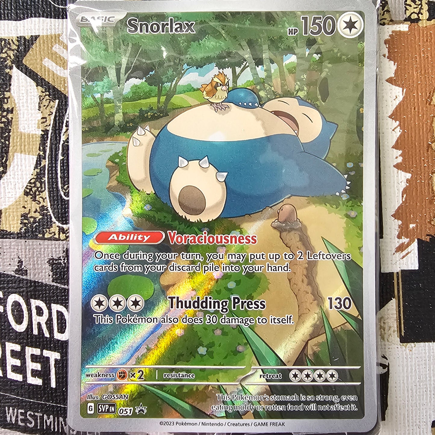 Snorlax SVP051 Sellada