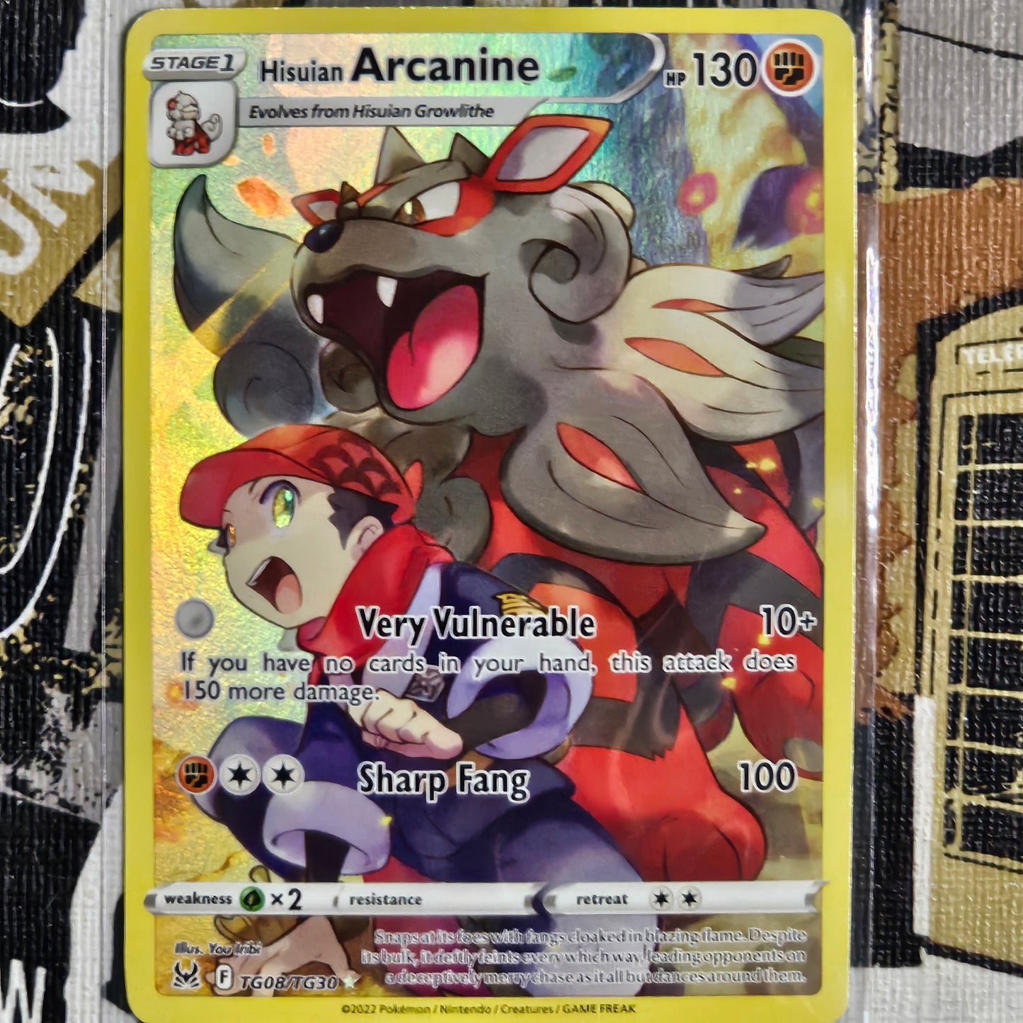 Hisuian Arcanine TG08/TG30 Ultra Rare