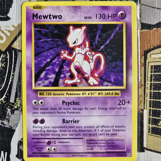 Mewtwo 51/108 Rare