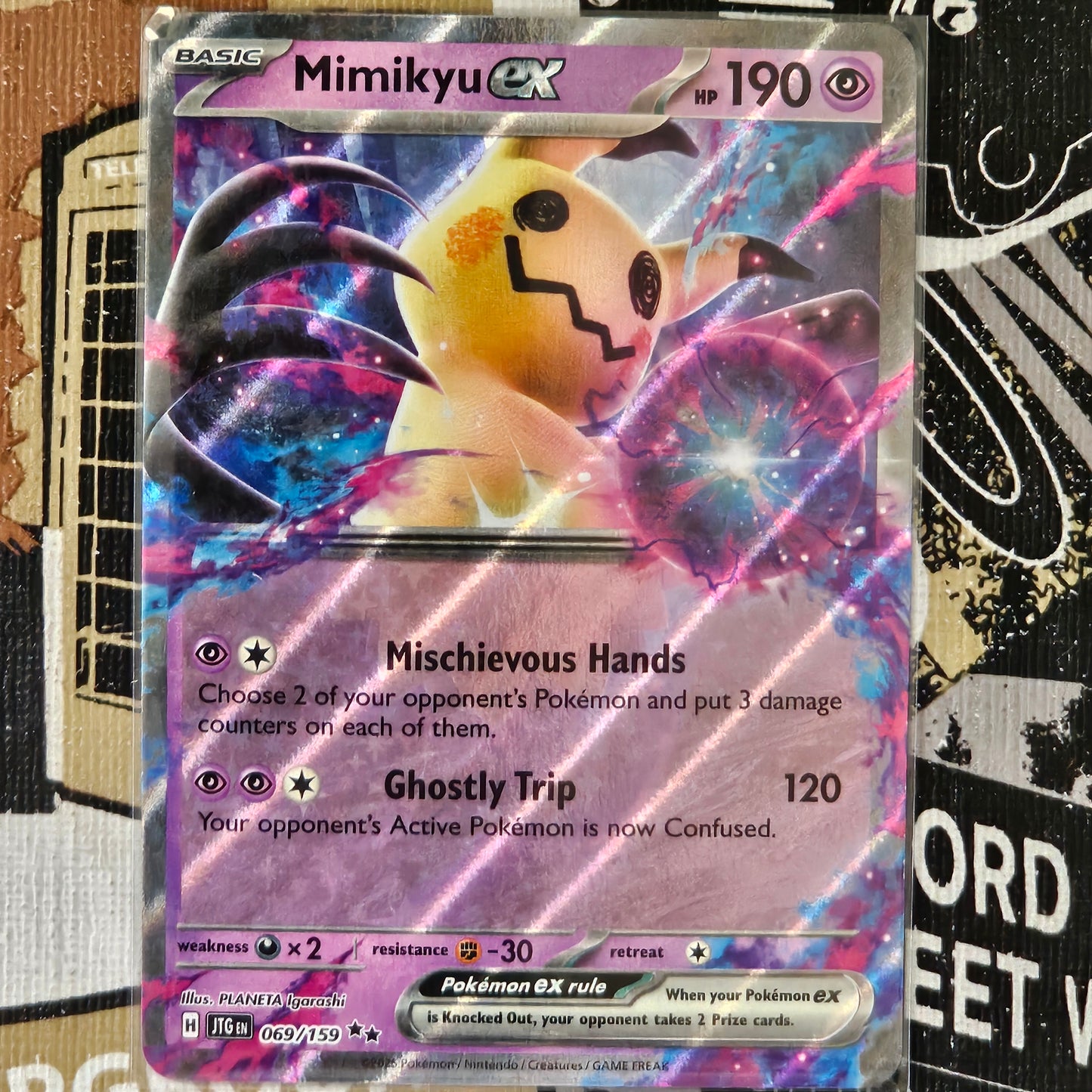 Mimikyu ex 069/159 Double Rare