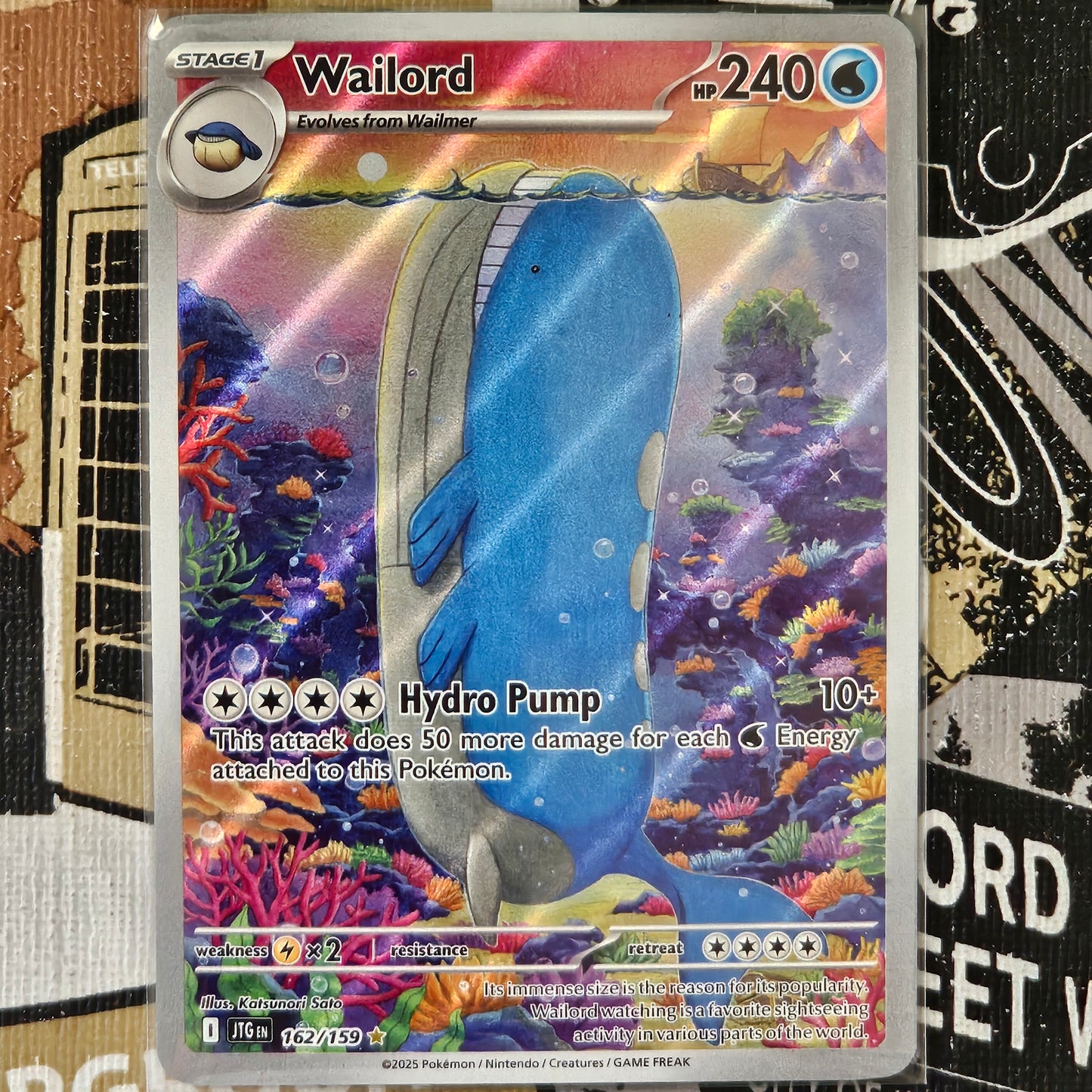 Wailord 162/159 Illustration Rare