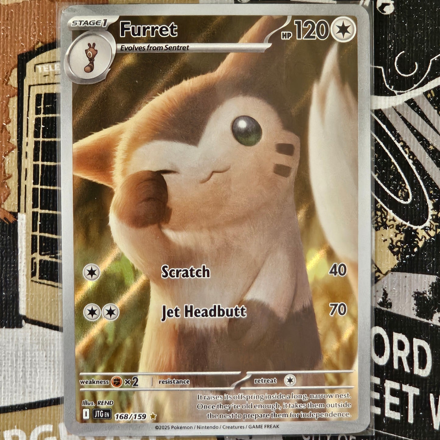 Furret 168/159 Illustration Rare