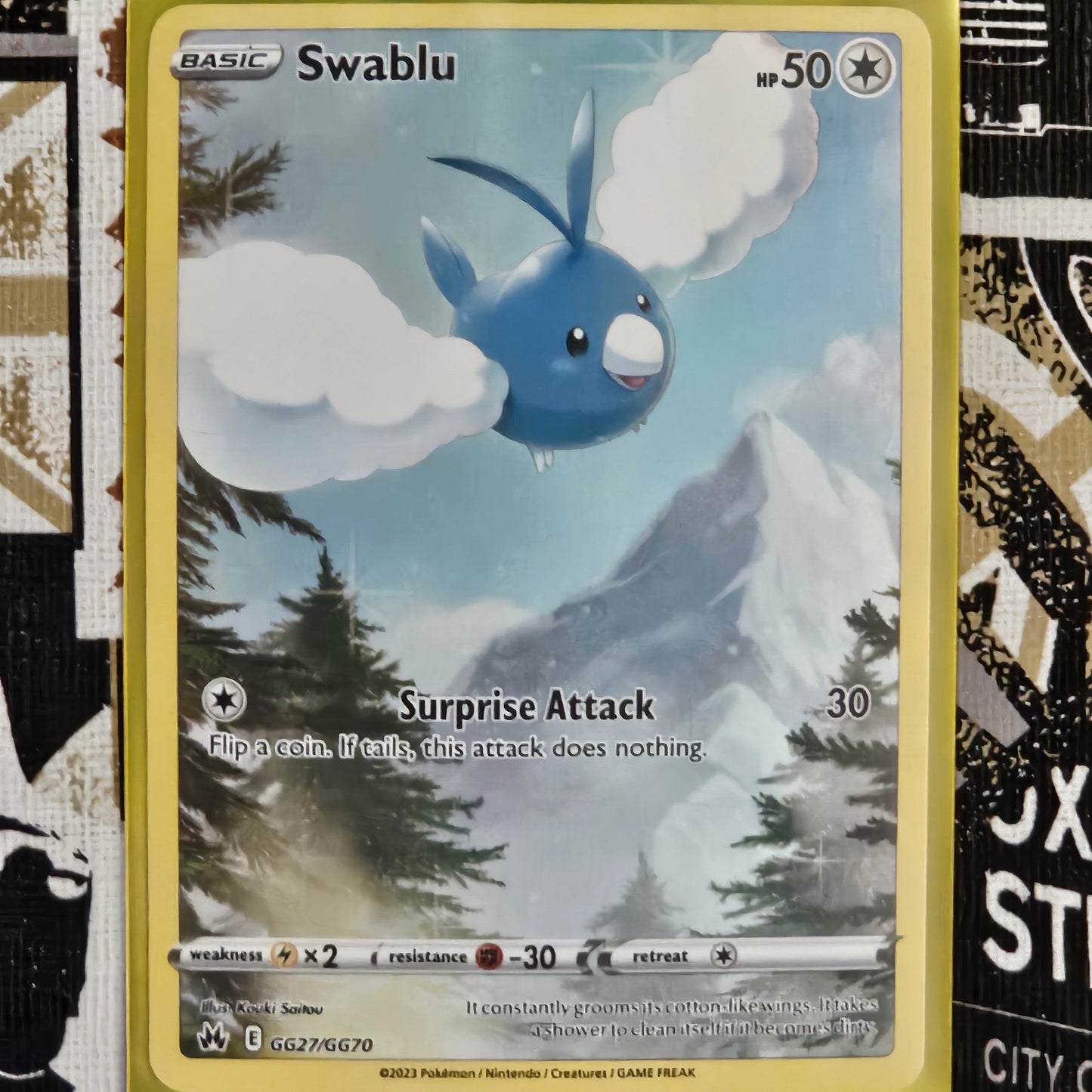 Swablu GG27/GG70 Holo Rare