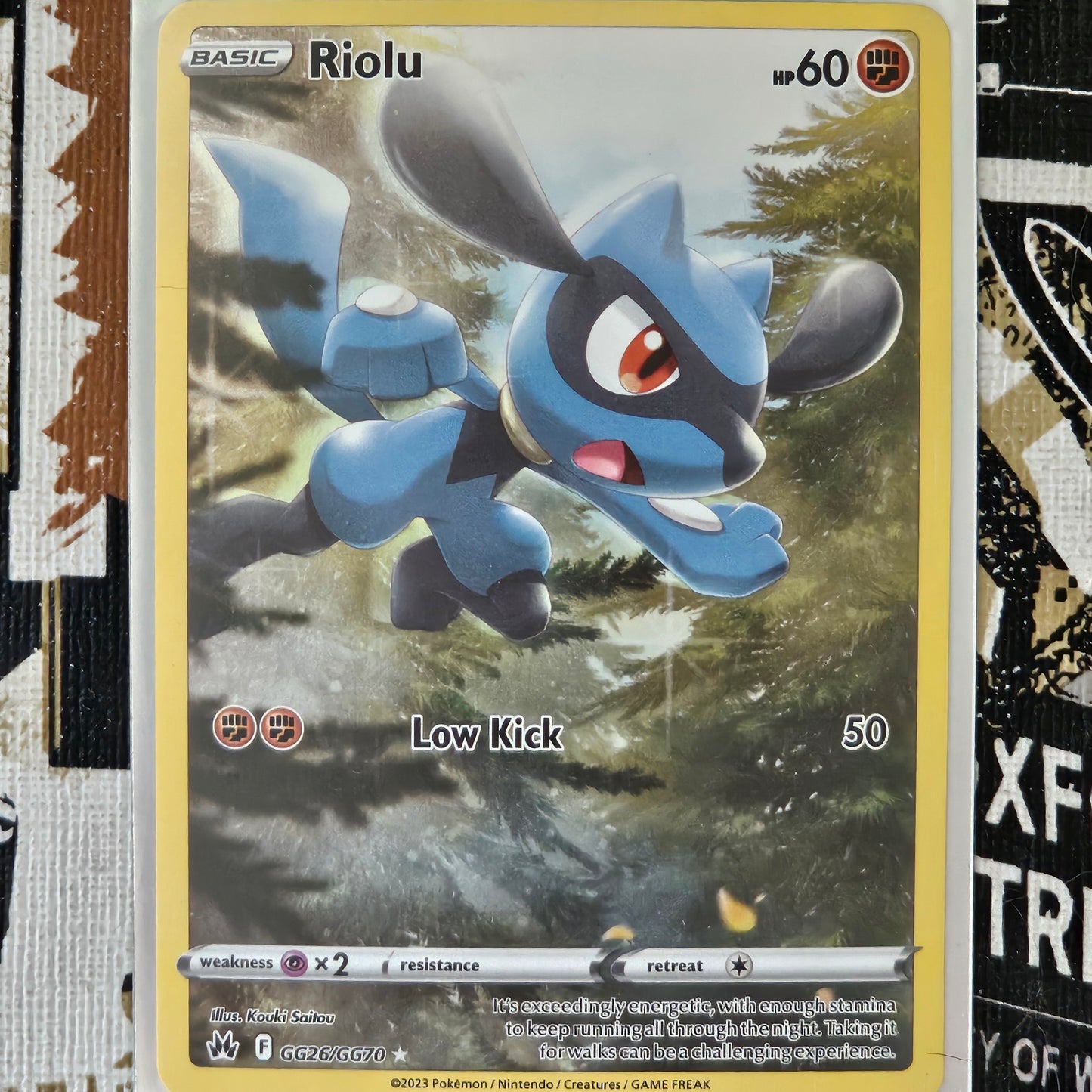 Riolu GG26/GG70 Holo Rare
