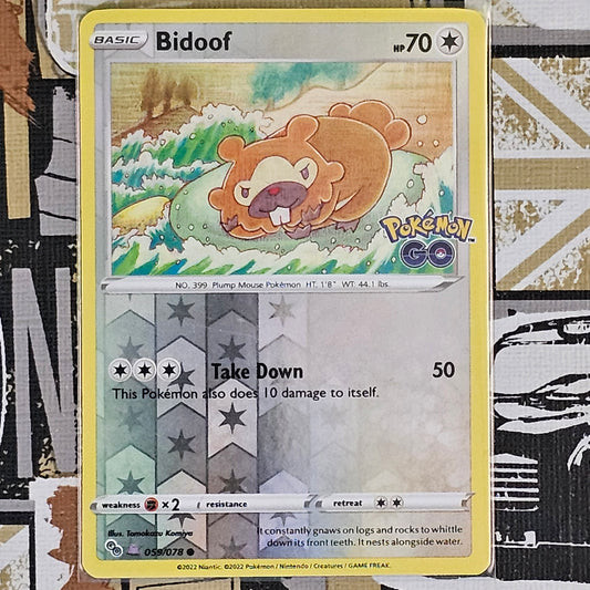 Ditto Bidoof 059/078 Peelable Ditto