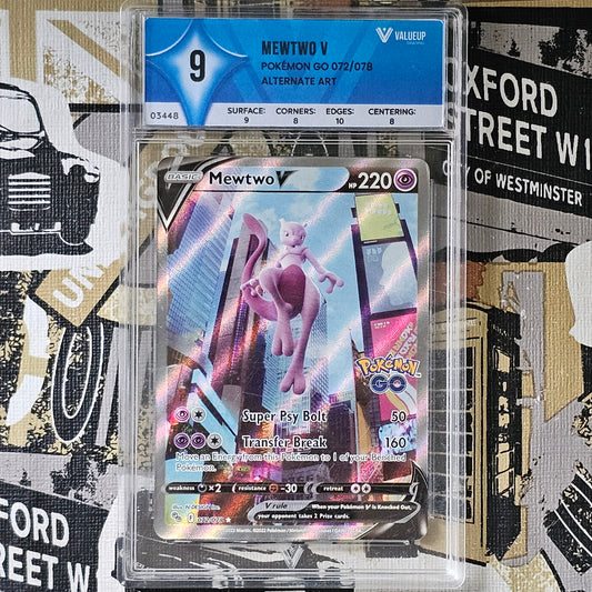 Mewtwo V 072/078 AA Graded ValueUp 9.0