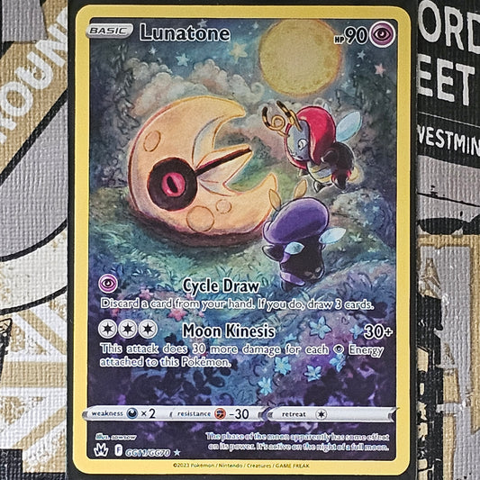 Lunatone GG11/GG70 Holo Rare