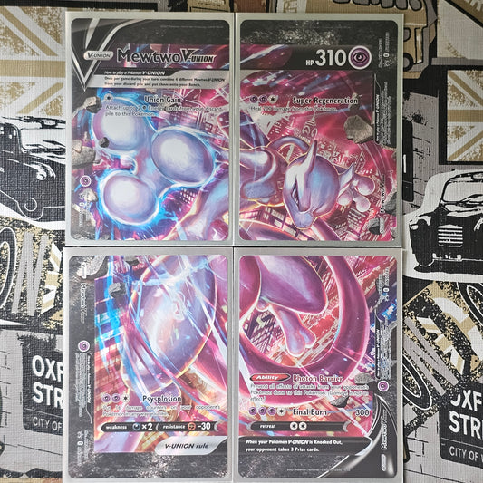 Mewtwo VUnion (Set de 4) Promos