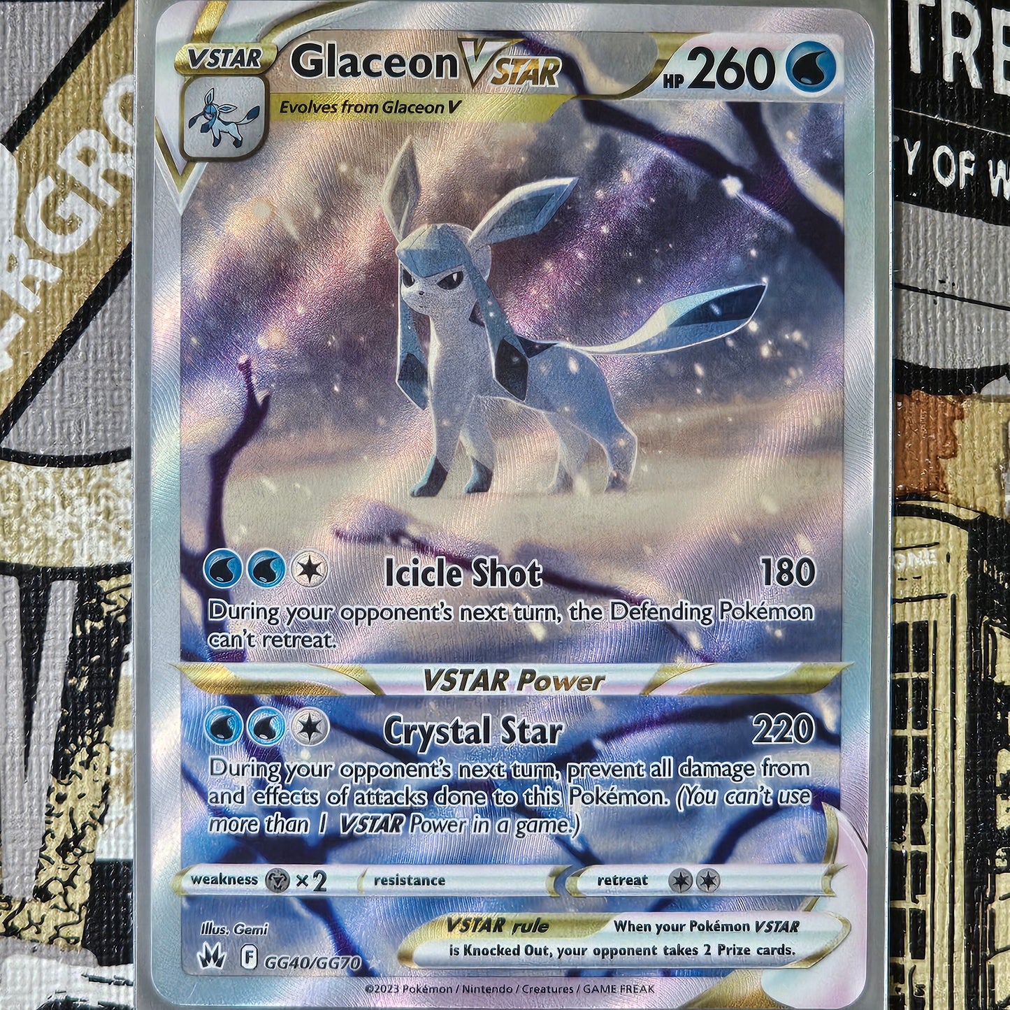 Glaceon VStar GG40/GG70 Ultra Rare