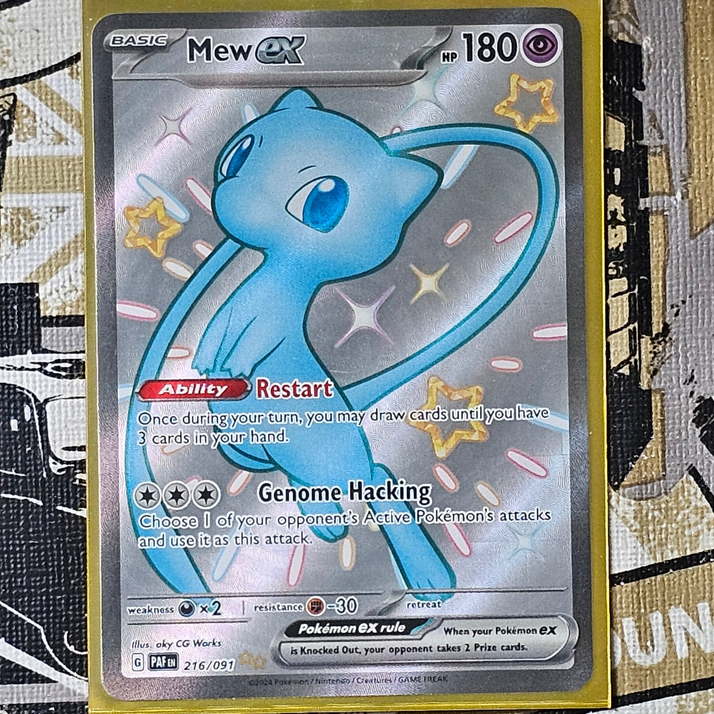 Mew ex 216/091 Shiny Ultra Rare