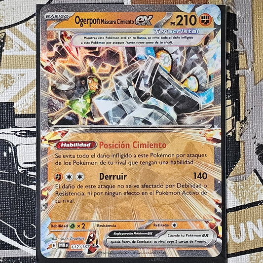 Cornerstone Mask Ogerpon ex 112/167 Double Rare