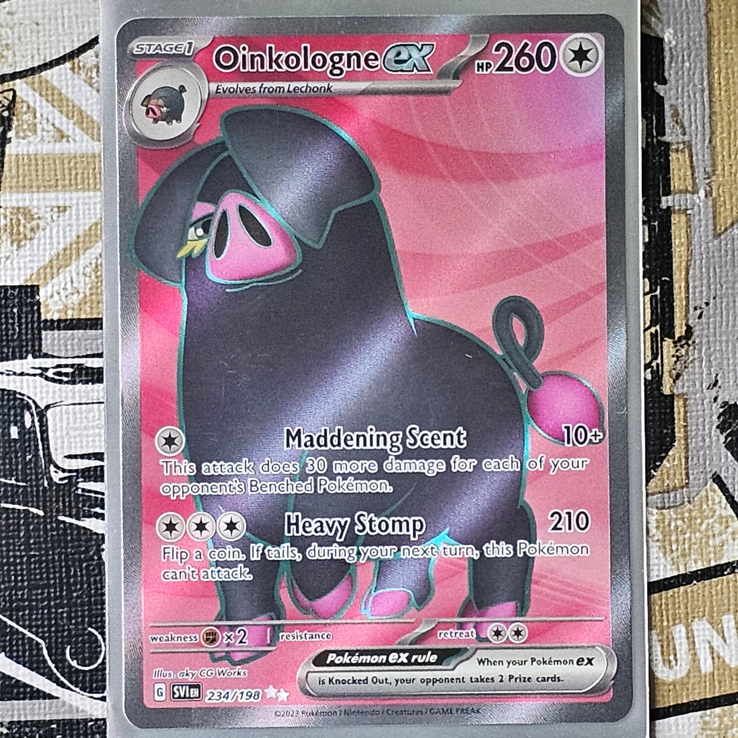 Oinkologne ex 234/198 Ultra Rare