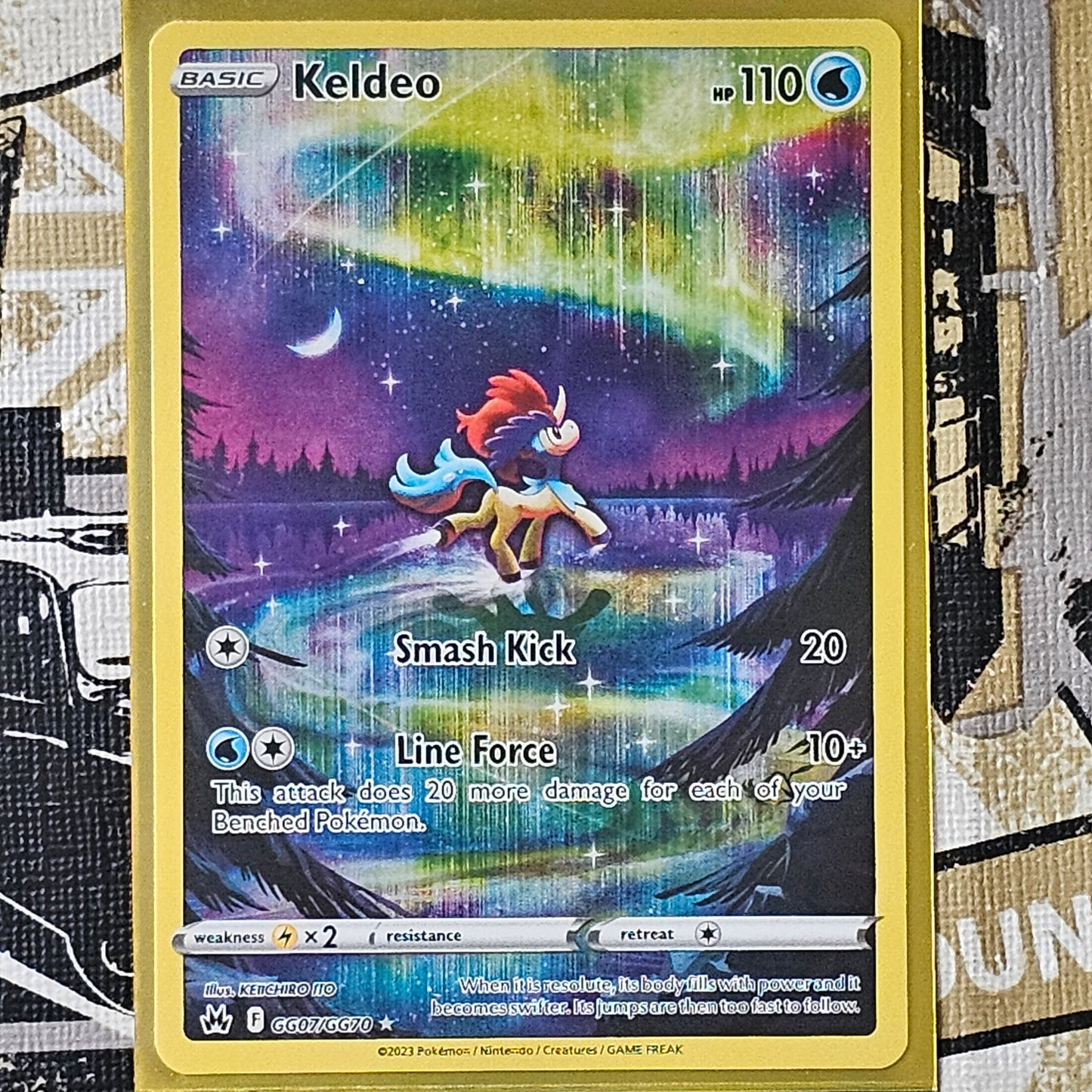 Keldeo GG07/GG70 Holo Rare