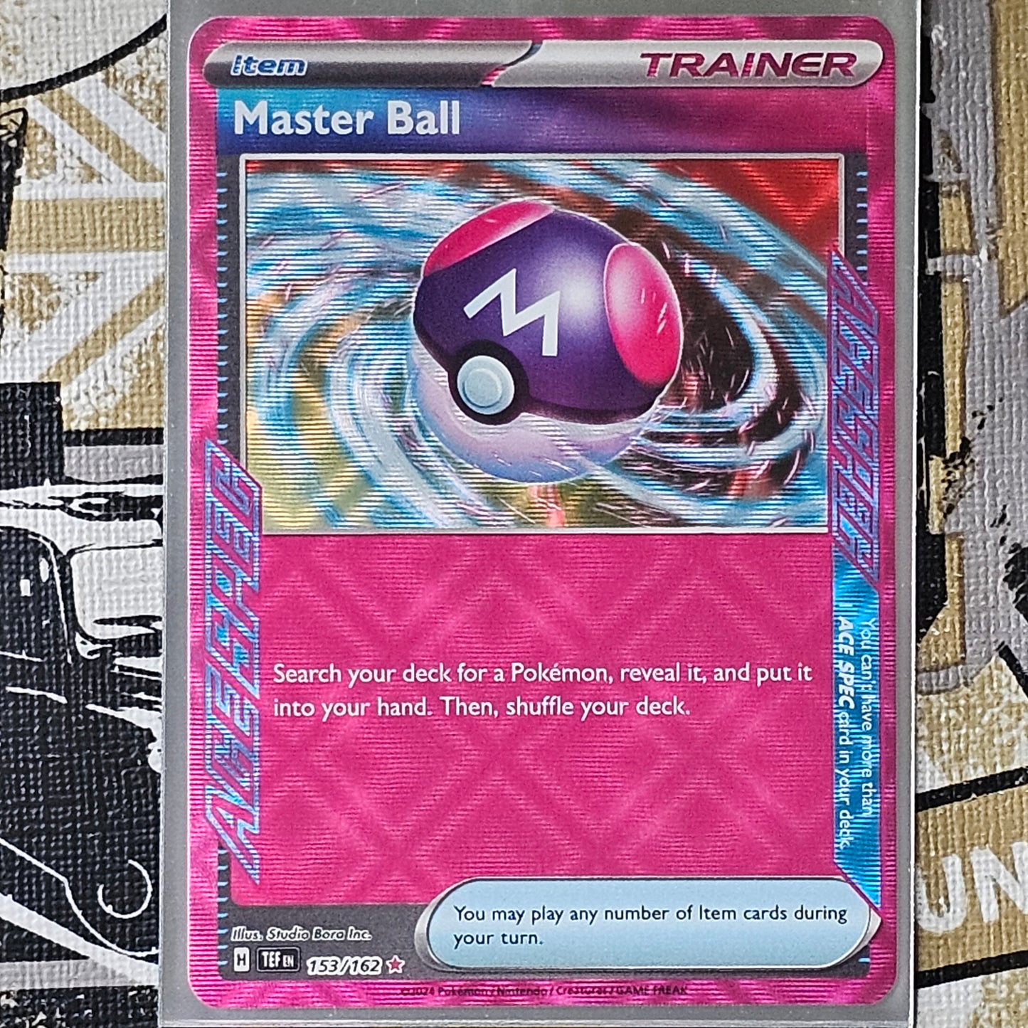 Master Ball 153/162 ACE SPEC Rare