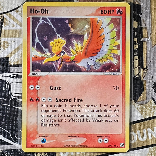 Ho-Oh 027/115 Cosmo Holo (Daño leve)