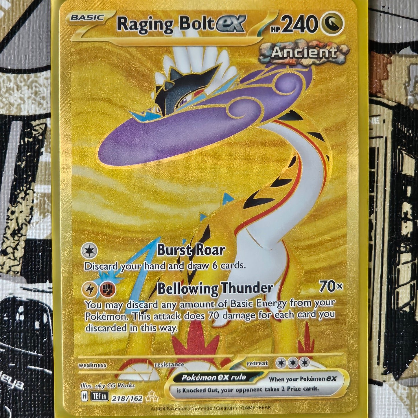 Raging Bolt ex 218/162 Hyper Rare