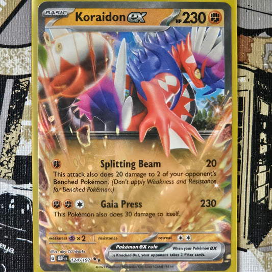 Koraidon ex 124/197 Double Rare
