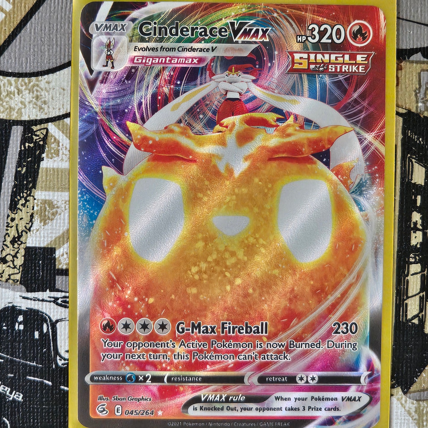 Cinderace VMax 045/264 Ultra Rare