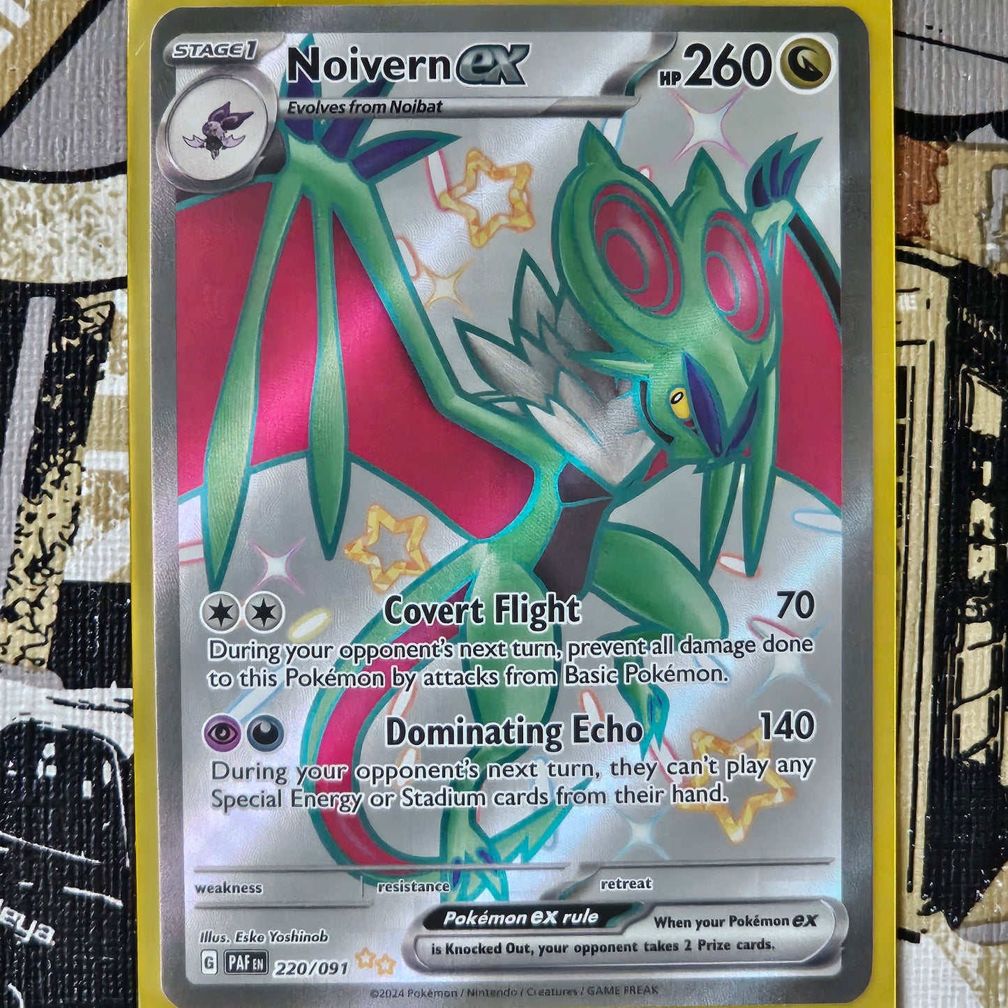 Noivern ex 220/091 Shiny Ultra Rare
