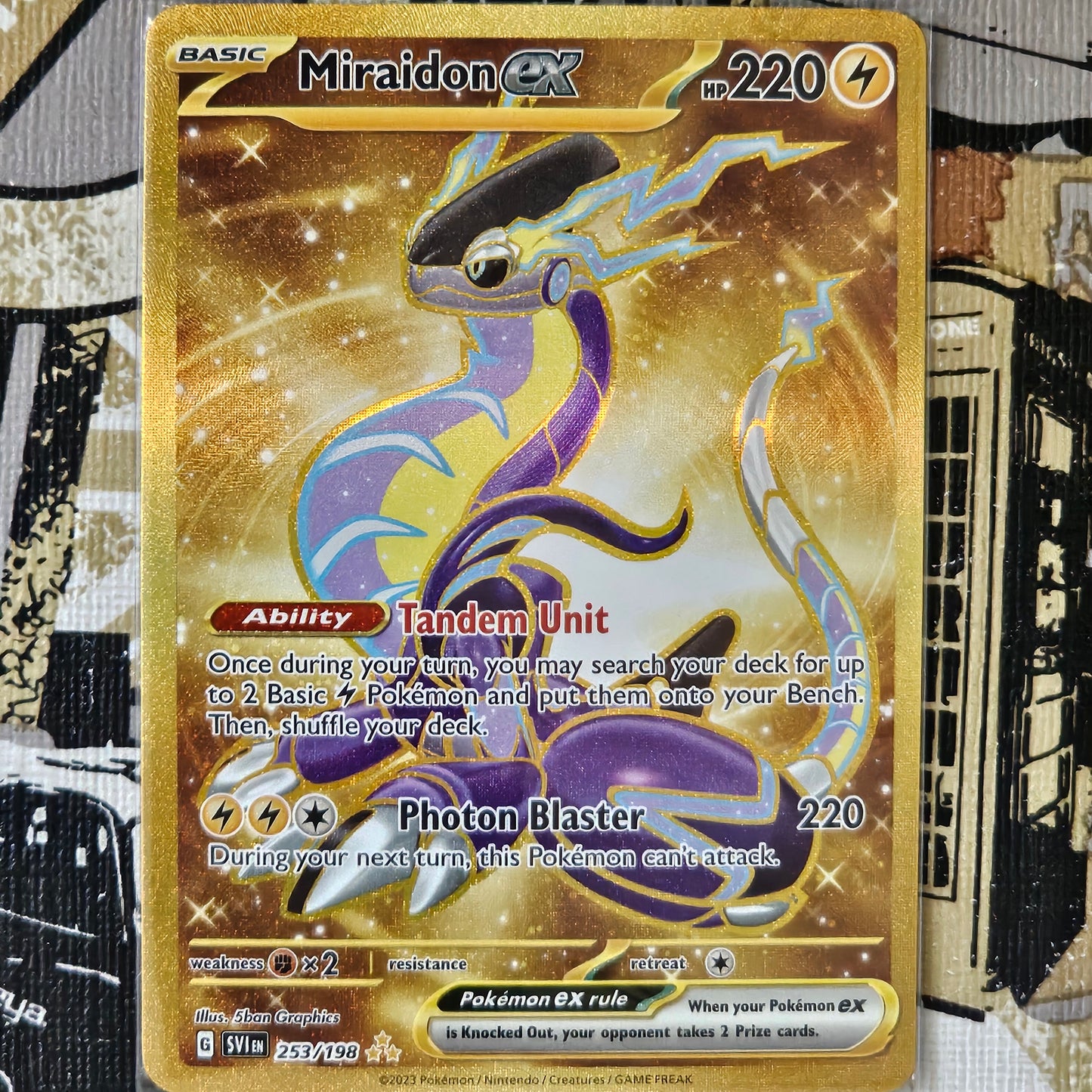 Miraidon ex 253/198 Hyper Rare