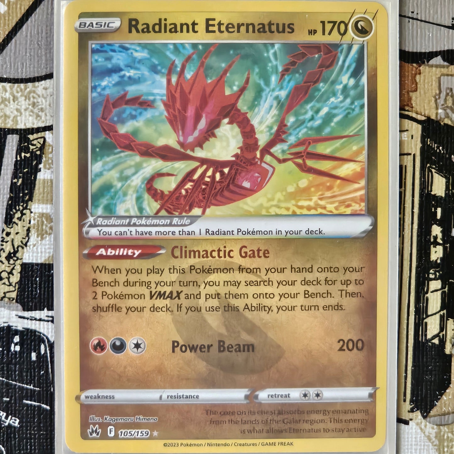 Radiant Eternatus 105/159 Radiant Rare