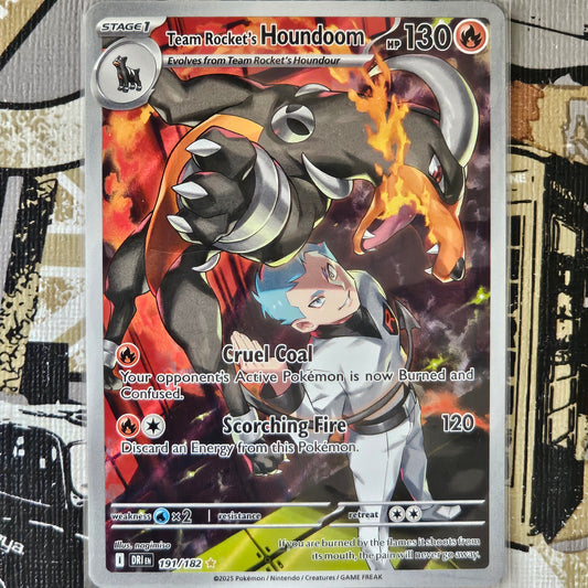 Team Rocket's Houndoom 191/182 Illustration Rare