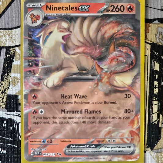 Ninetales ex 038/165 Double Rare