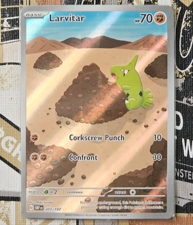 Larvitar 203/197 Illustration Rare
