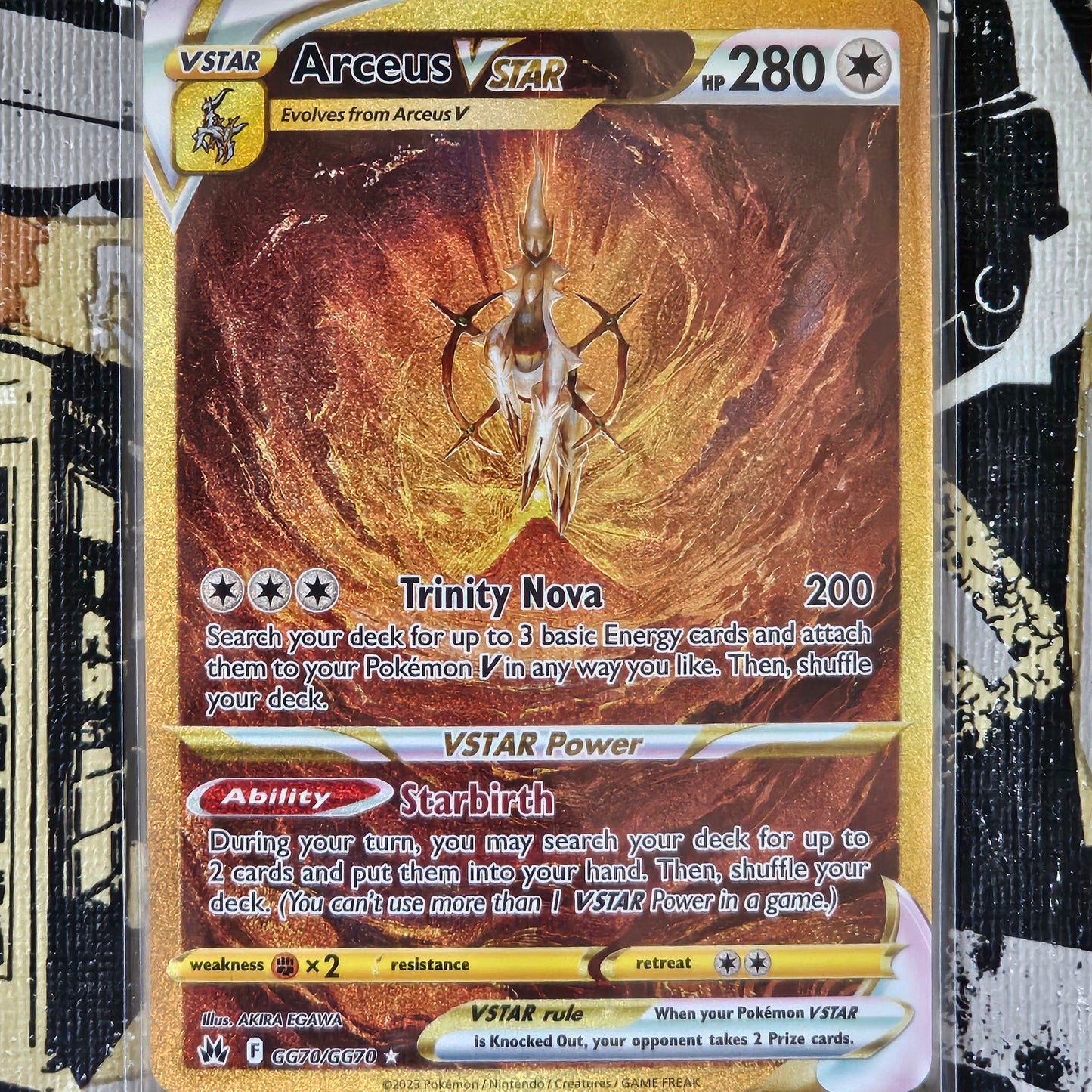 Arceus VStar GG70/GG70 Secret Rare
