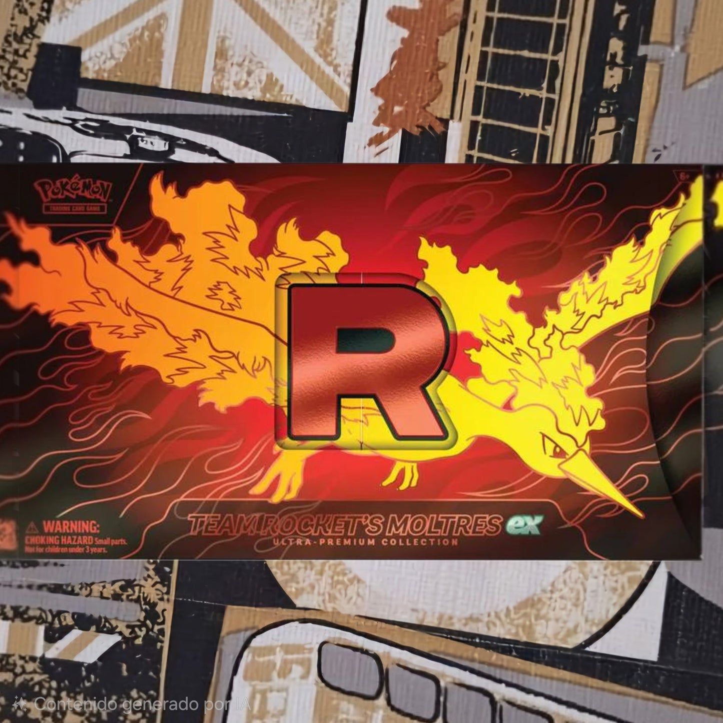 Team Rocket's Moltres ex Ultra Premium Collection