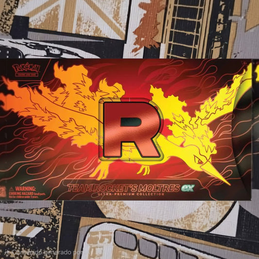 Team Rocket's Moltres ex Ultra Premium Collection