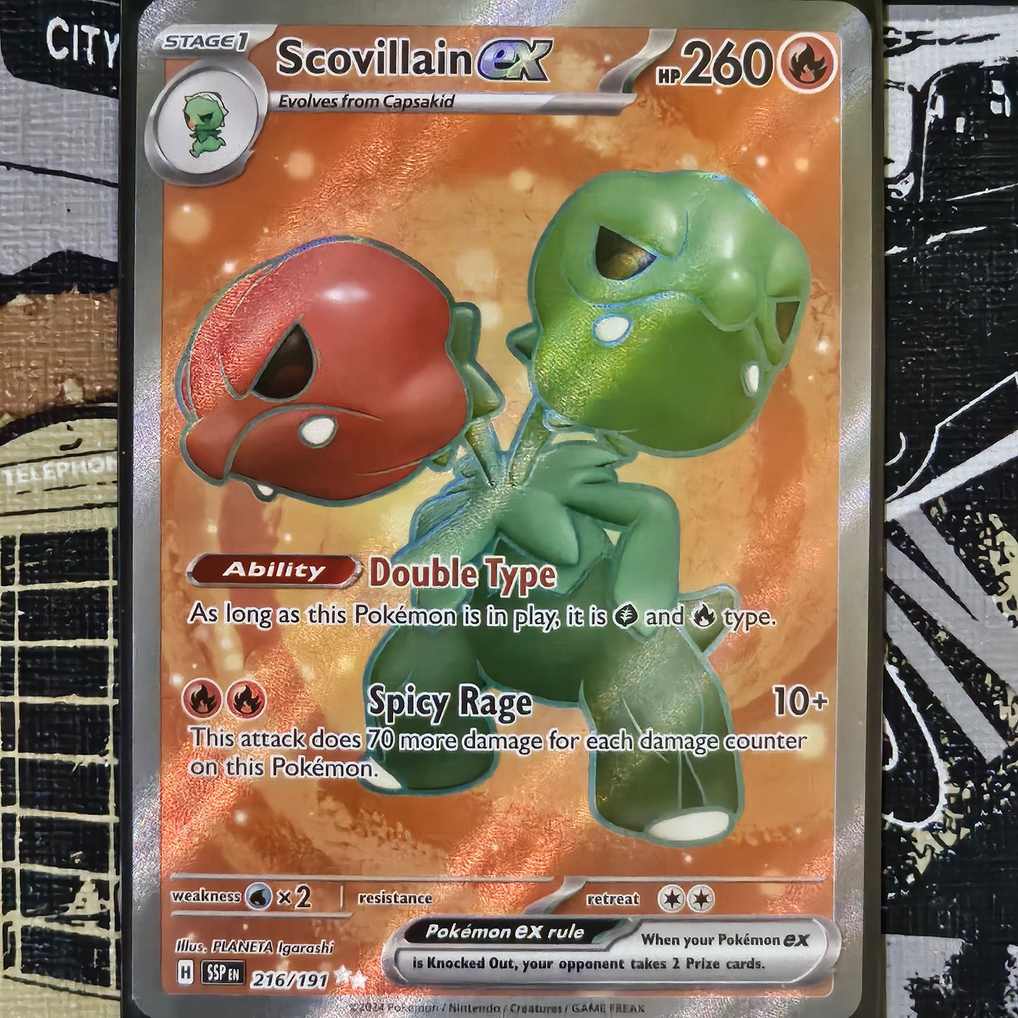 Scovillain ex 216/191 Ultra Rare