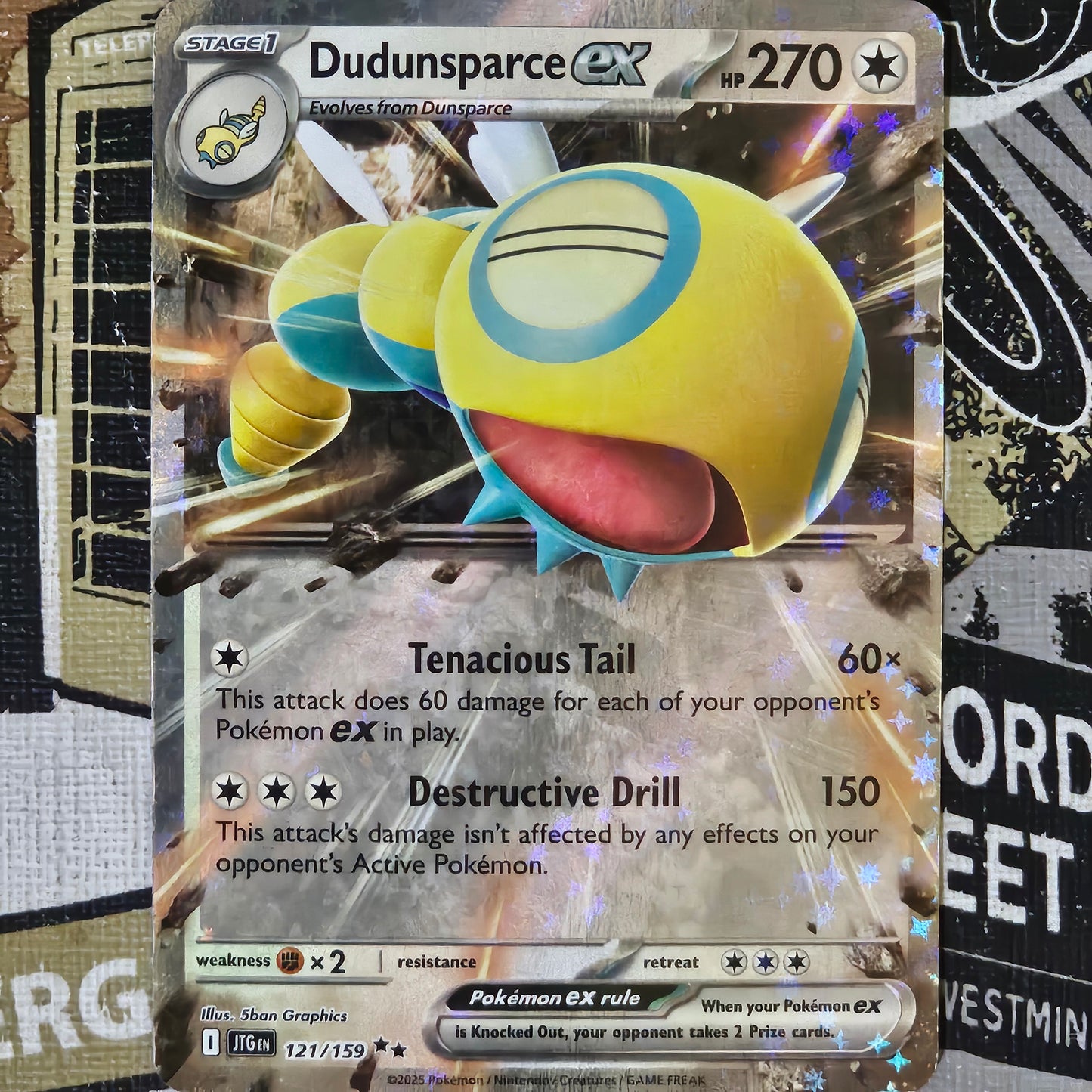 Dudunsparce ex 121/159 Double Rare