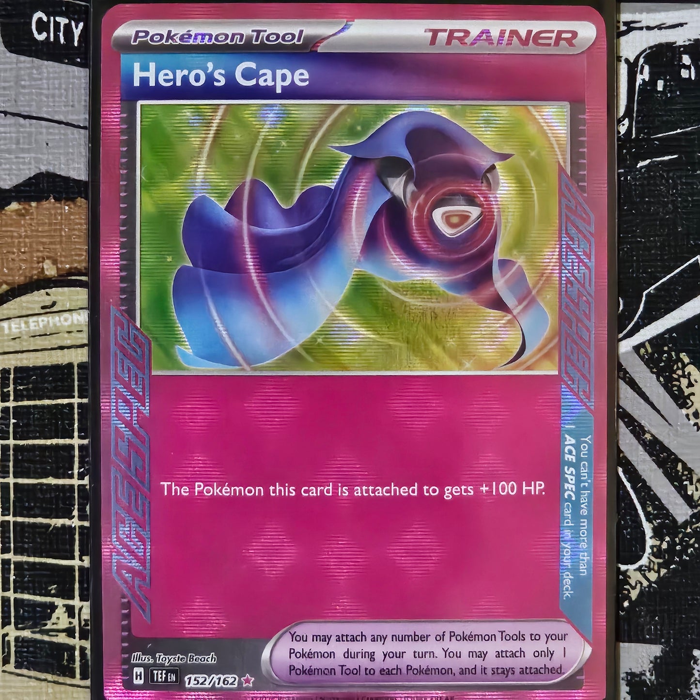 Hero's Cape 152/162 ACE Spec Rare