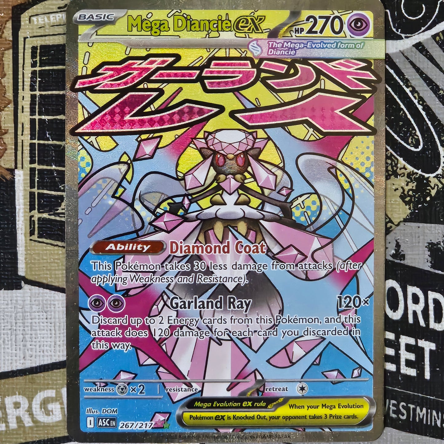 Mega Diancie 267/217 Mega Attack Rare